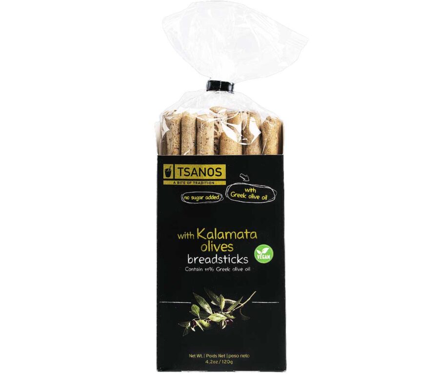 EVOO Kalamata Breadsticks, No Sugar Added & Vegan