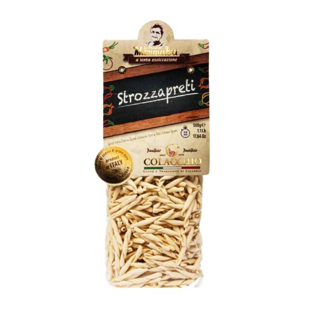 Italian Strozzapreti Pasta