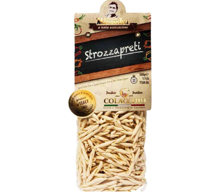 Italian Strozzapreti Pasta