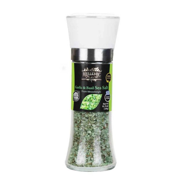 Mediterranean-Basil-Garlic-Sea-Salt-Grinder