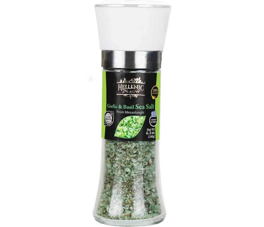 Mediterranean-Basil-Garlic-Sea-Salt-Grinder