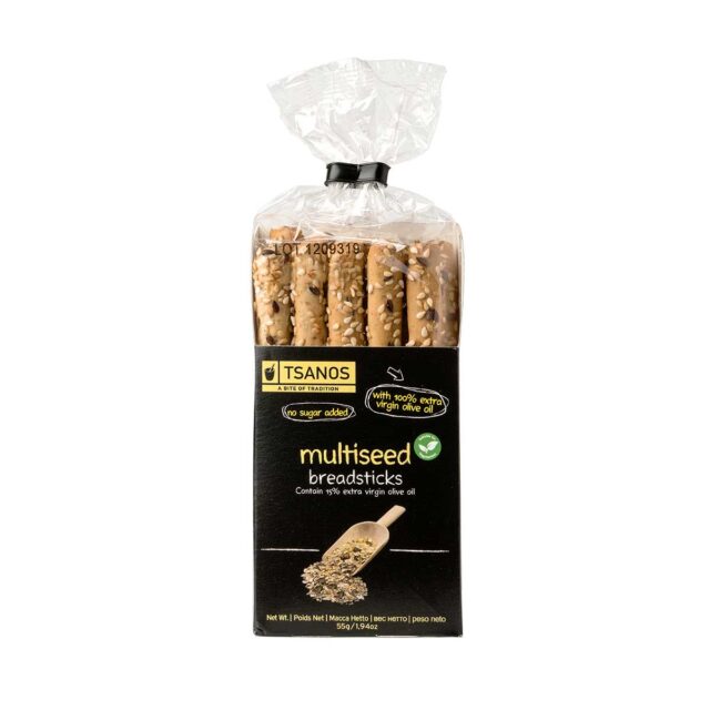 Multiseed Breadsticks, No Sugar Added & Vegan