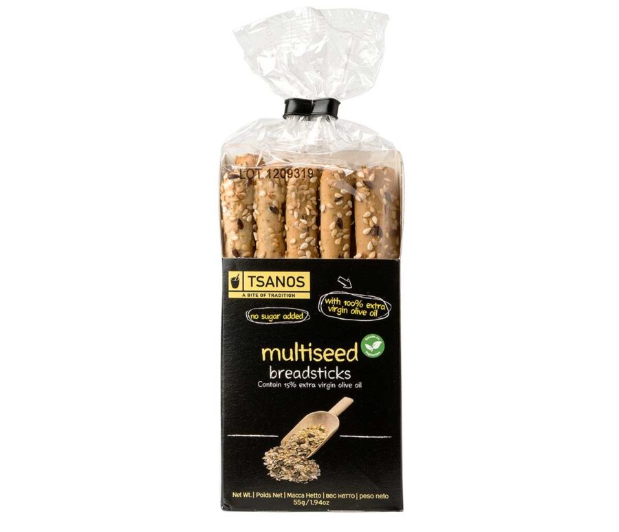 Multiseed Breadsticks, No Sugar Added & Vegan