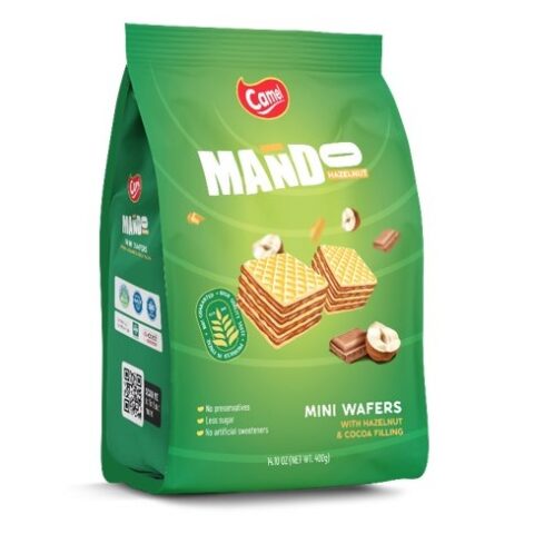 Hazelnut & Chocolate Wafers,400g bag